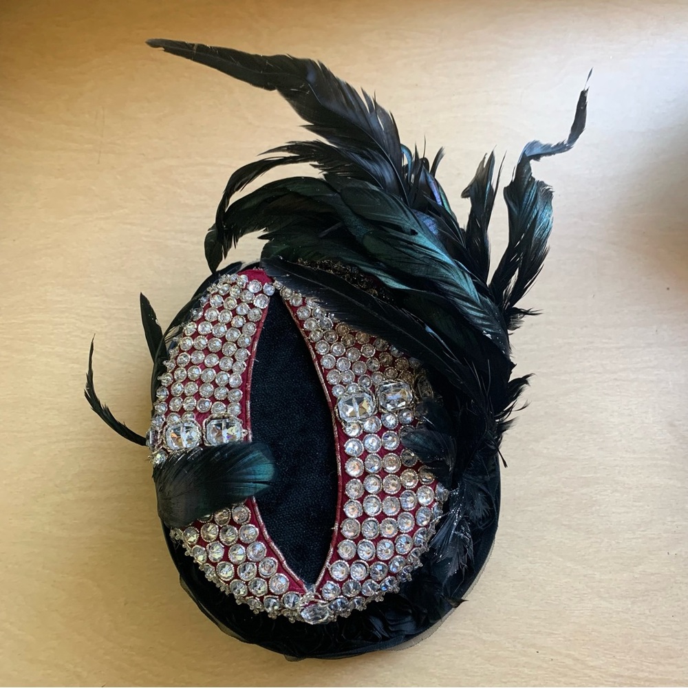 OOAK hat jeweled performance stage performer rock star musician singer festival - Picture 11 of 16